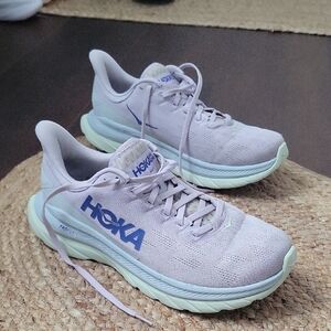 Hoka Women's Athletic Shoes - Lavender and Mint